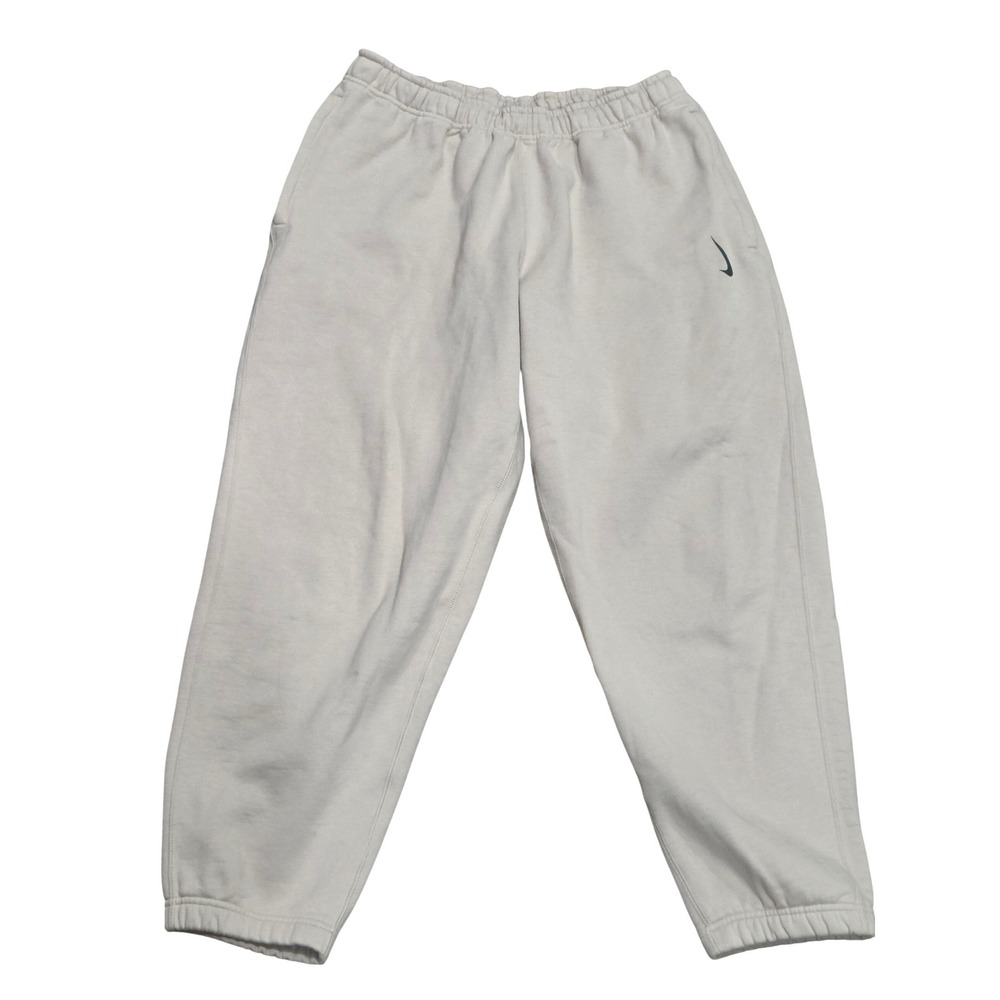 Nike x Billie Eilish Street Beige Fleece Sweatpants Oversized Joggers Large